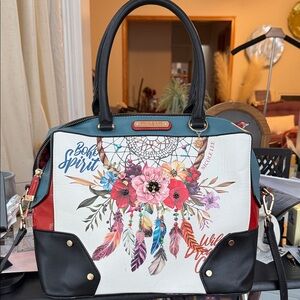 Nicole Lee Floral Dreamcatcher Tote - Multicolor